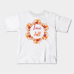 Hello Fall Sweet Autumn Kids T-Shirt